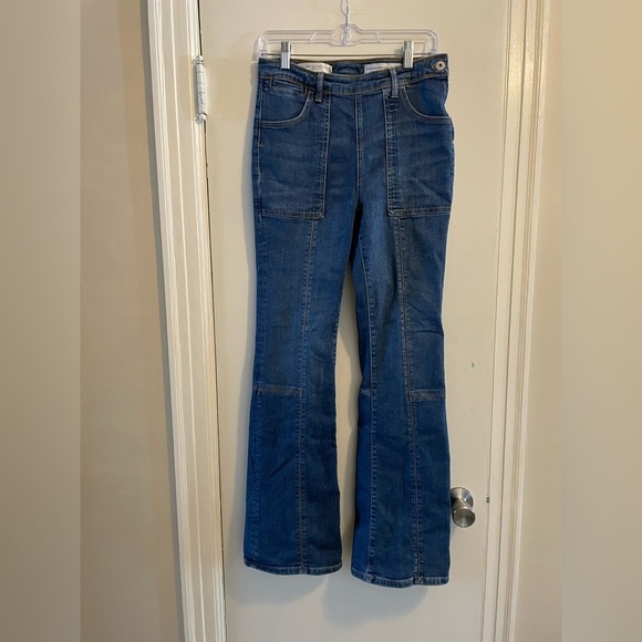 Pilcro & the Letterpress by Anthropologie High Rise Bootcut Jeans Size 28 - Picture 2 of 16